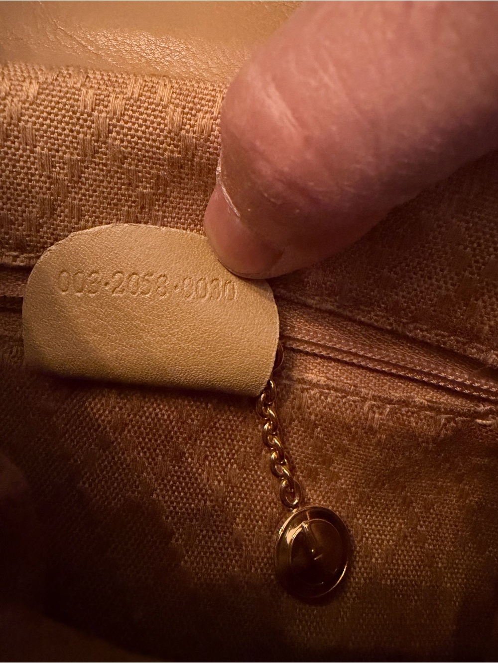 Vintage Gucci Bamboo Mini Drawstring Backpack - Picture 7 of 16